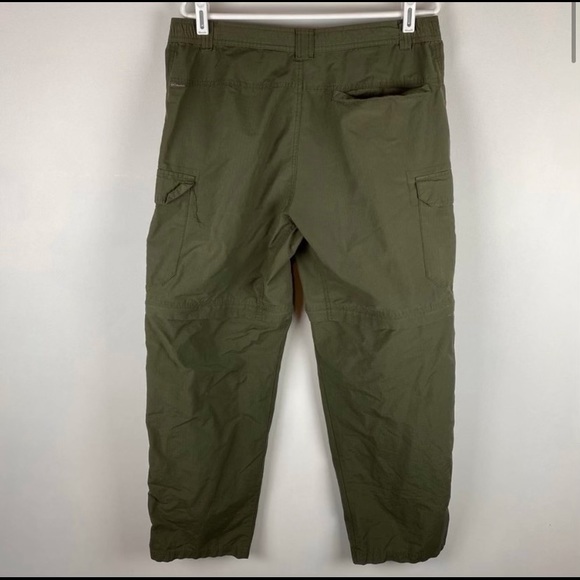 COLUMBIA Men’s Green Ripstop Convertible Hiking Pants | L - Picture 2 of 10